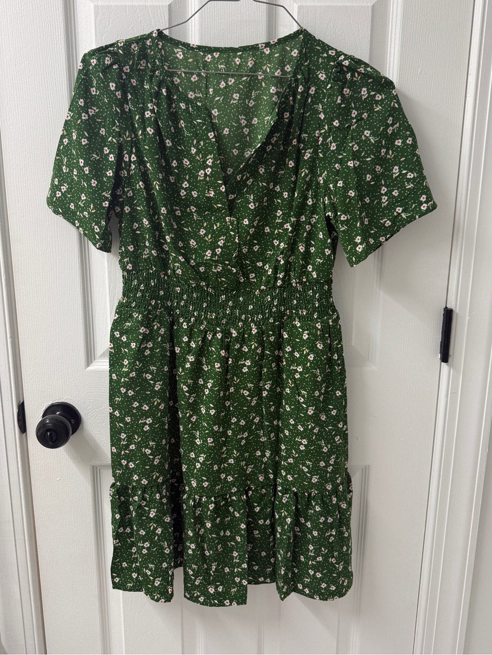 Women’s green first floral dress nwt